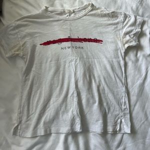 rag & bone t shirt white